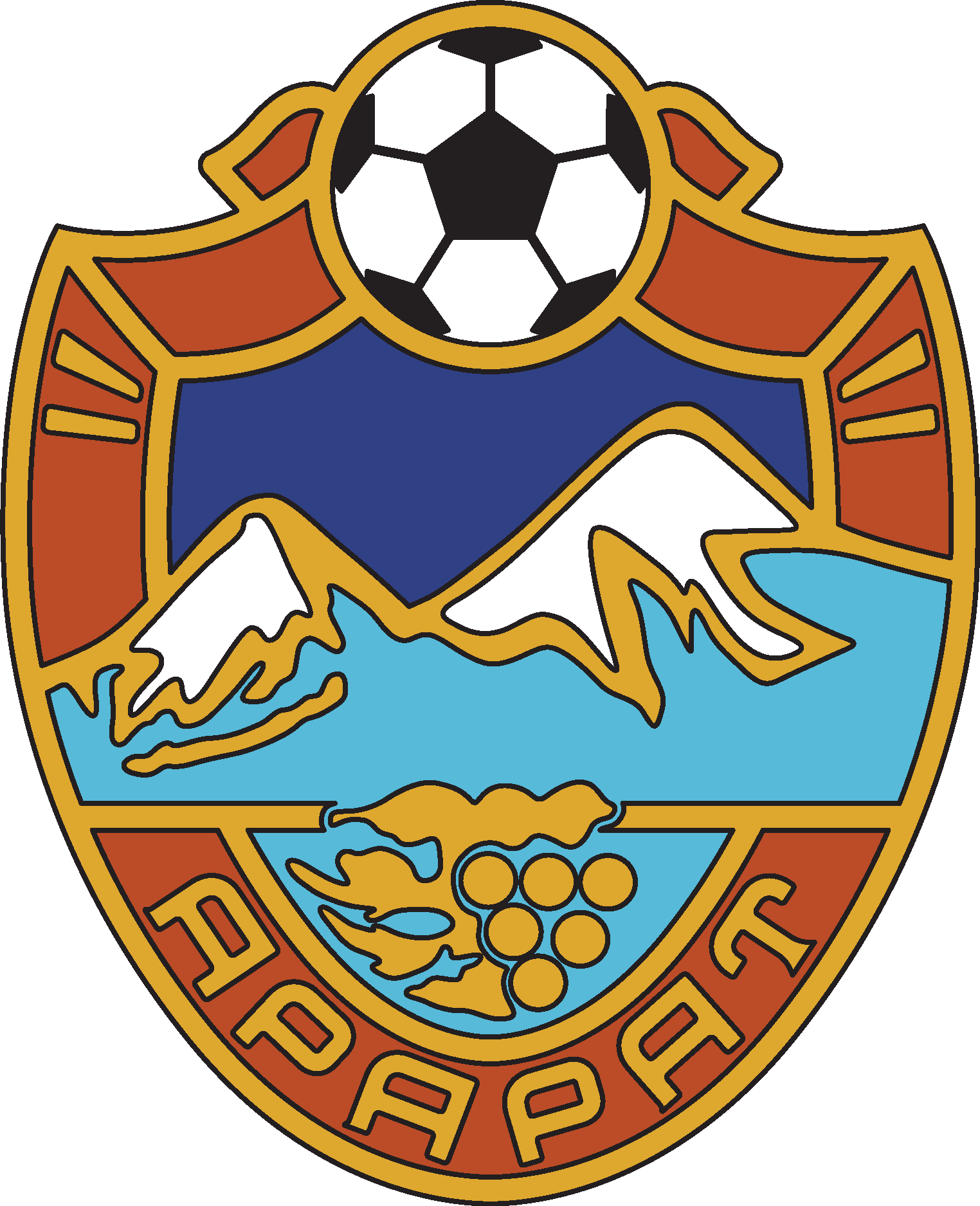 FK Ararat Yerevan New Logo Vector Logo